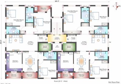  1st-boulevard Pushkar 1St Boulevard First Floor Cluster Plan