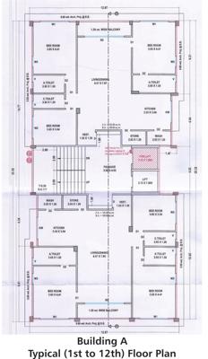 Building A Cluster Plan From 1st To 12th Floor aura Building A Cluster Plan From 1st To 12th Floor