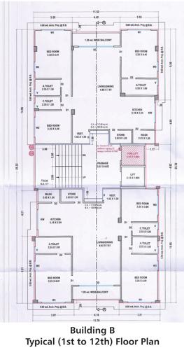  aura Building B Cluster Plan From 1st To 12th Floor