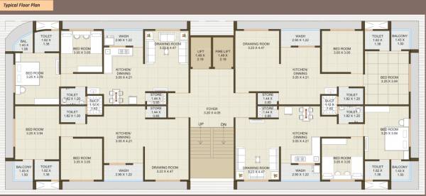 akshat-elegance A Typical Cluster Plan