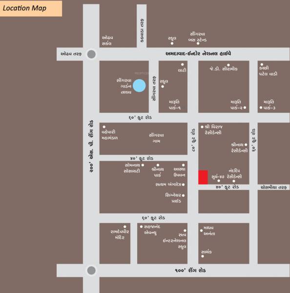  akshat-elegance Location Plan