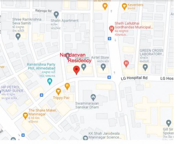  nandanvan-residency Location Plan