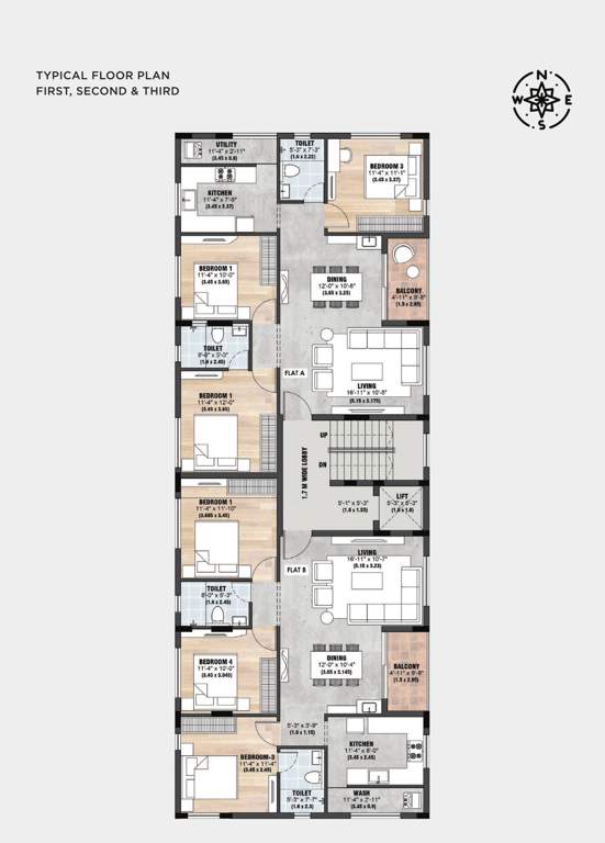  plumeria Plumeria Cluster Plan from 1st to 3rd Floor