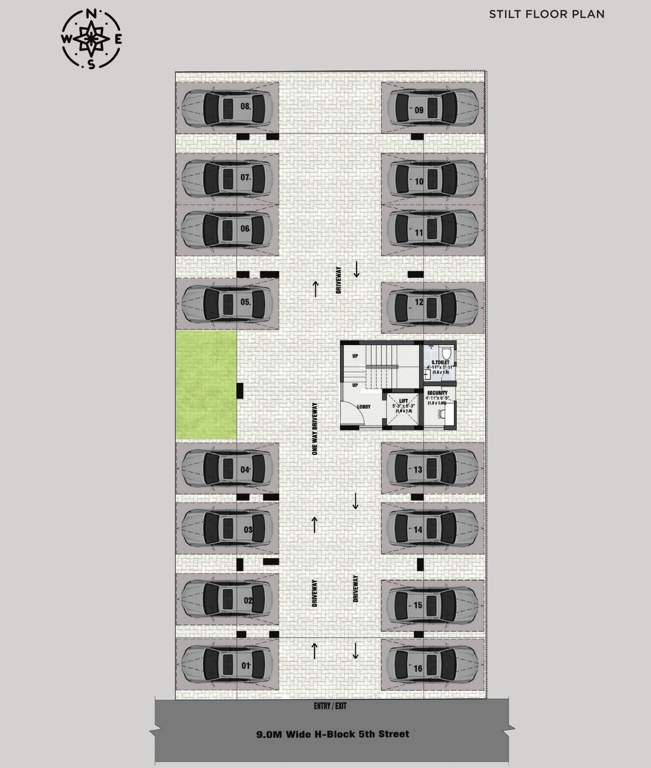  plumeria Plumeria Stilt Floor Cluster Plan