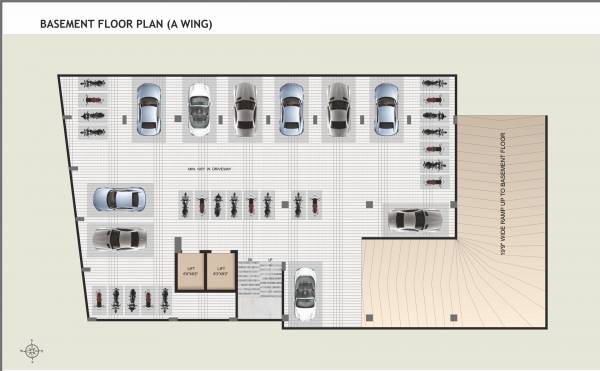  omkar-avenue Building 2 B Wing Cluster Plan