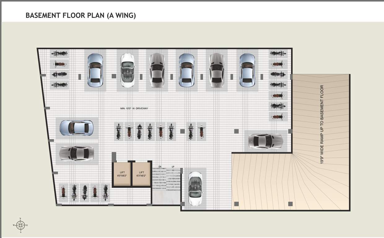  omkar avenue Building 2 B Wing Cluster Plan