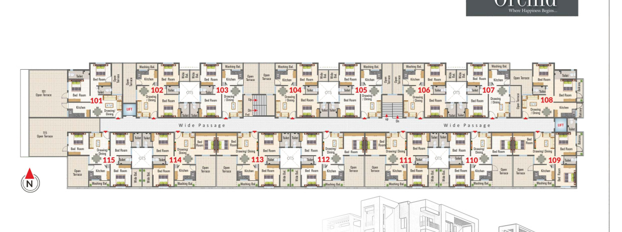 rai orchid Rai Orchid Cluster Plan
