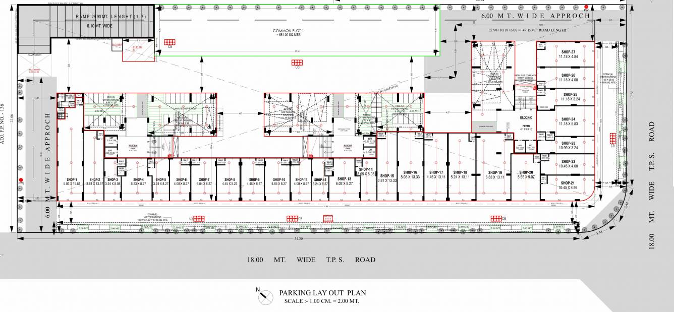  yogi sarvasa A, B, C Parking Cluster Plan