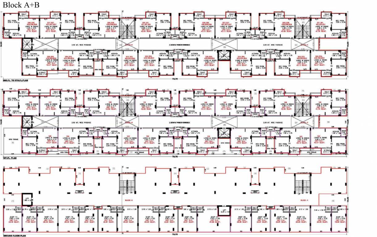  aavas Tower 1 Cluster Plan