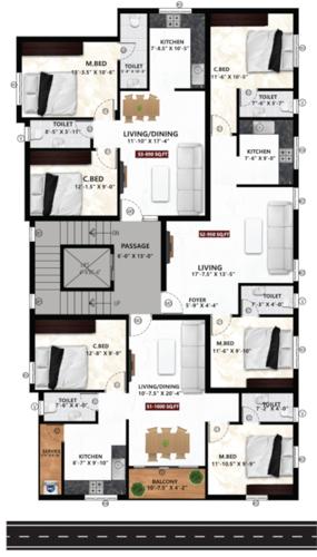 Viva Venue Cluster Plan from 2nd to 3rd Floor venue Viva Venue Cluster Plan from 2nd to 3rd Floor