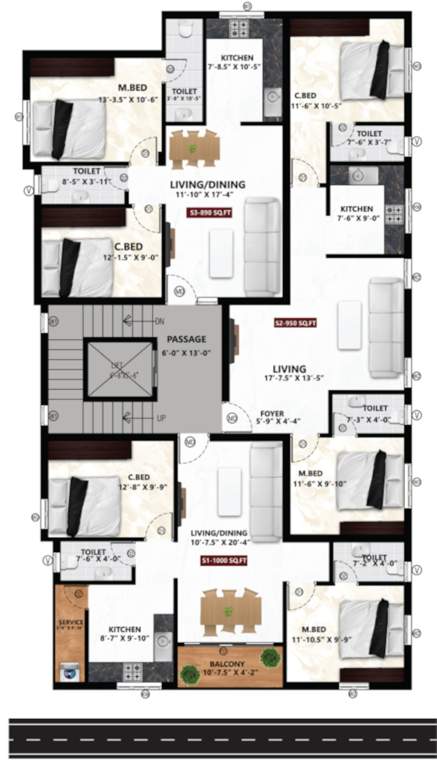 venue Viva Venue Cluster Plan from 2nd to 3rd Floor