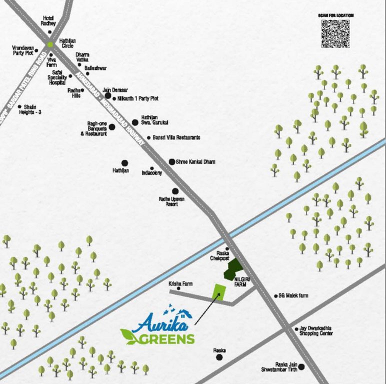  greens Location Plan