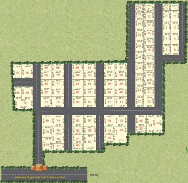  sai-meridian Layout Plan