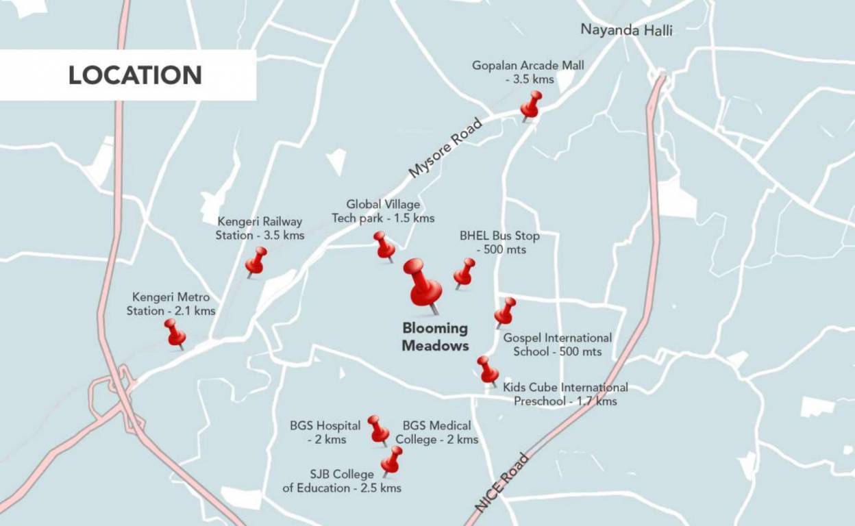 blooming meadows Location Plan