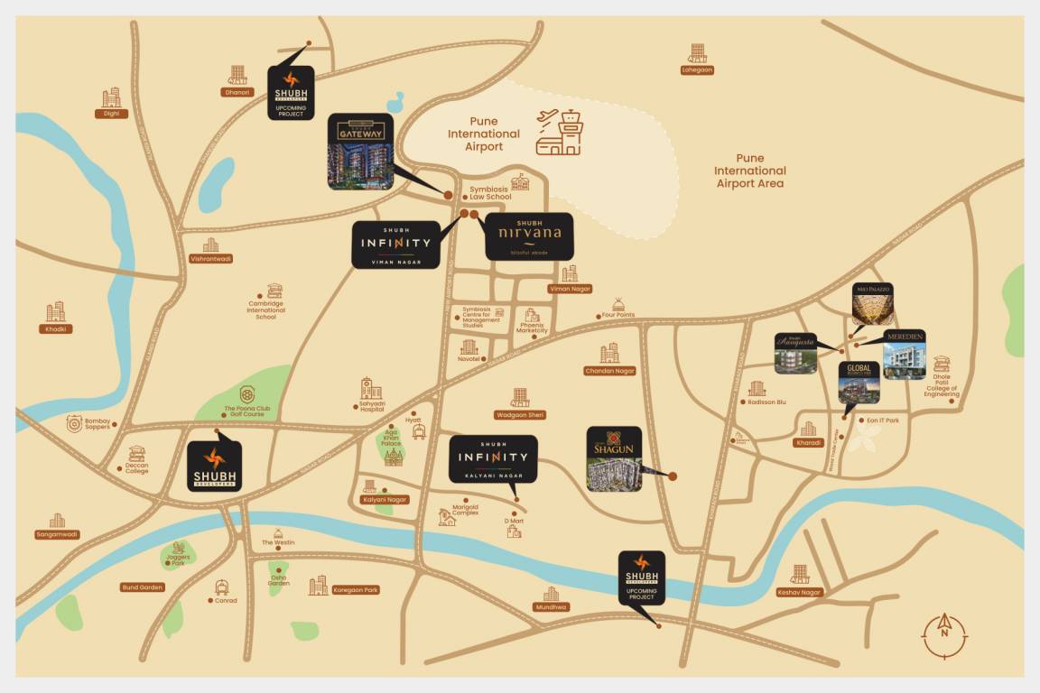  nirvana viman nagar  Location Plan