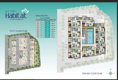  mythri-habitat Mythri Habitat Cluster Plan for ground Floor