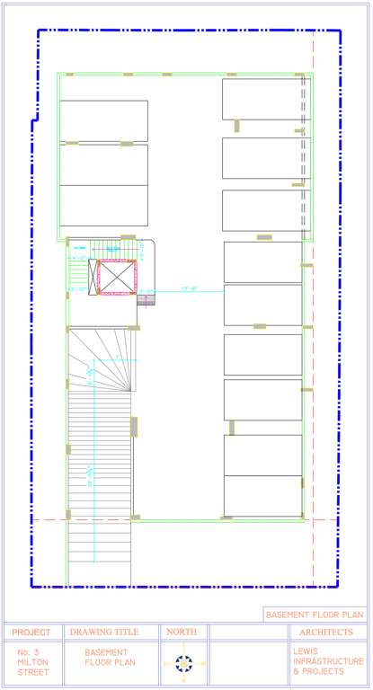  no 3 milton street No 3 Milton Street Basement Cluster Plan