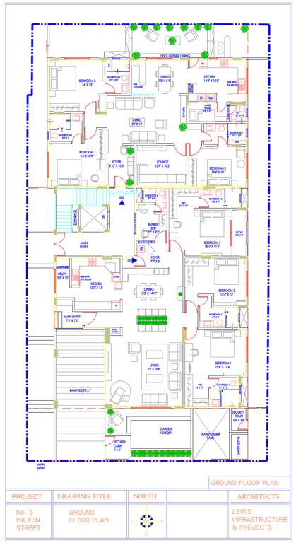  no 3 milton street No 3 Milton Street Ground Cluster Plan
