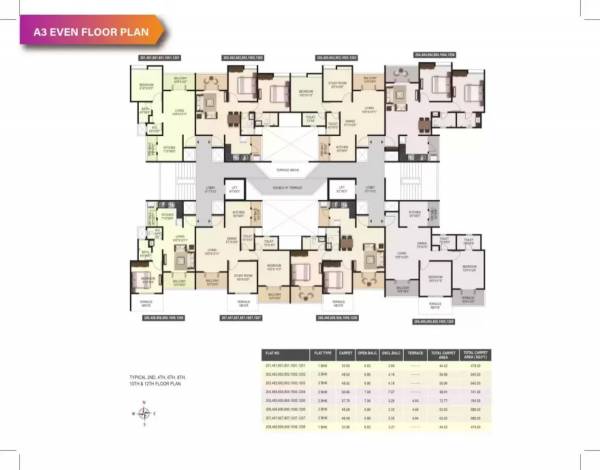  green-hive-plus Block A Cluster Plan For Even Floor