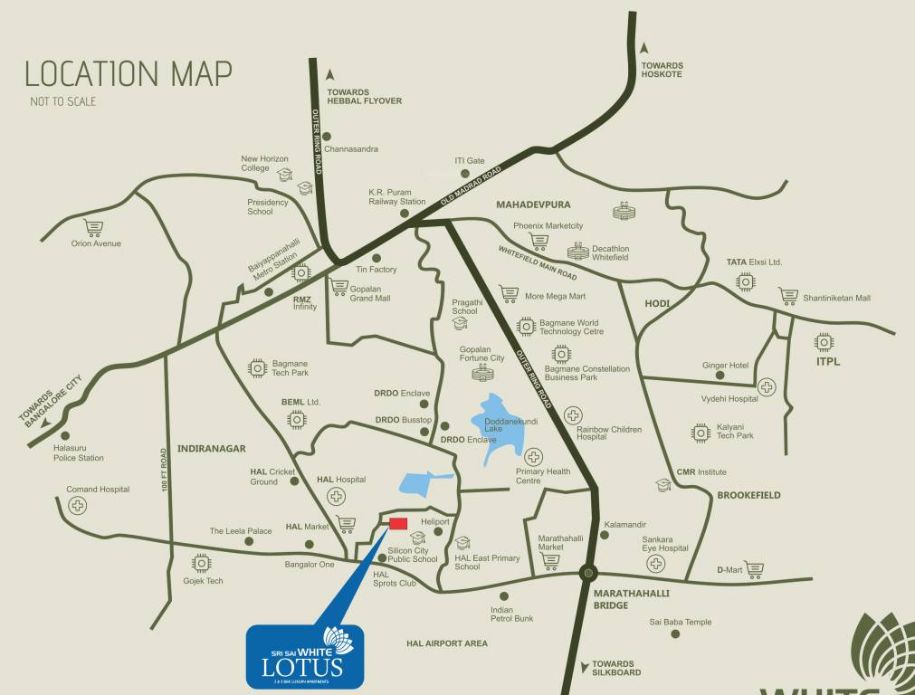  sri sai white lotus Location Plan
