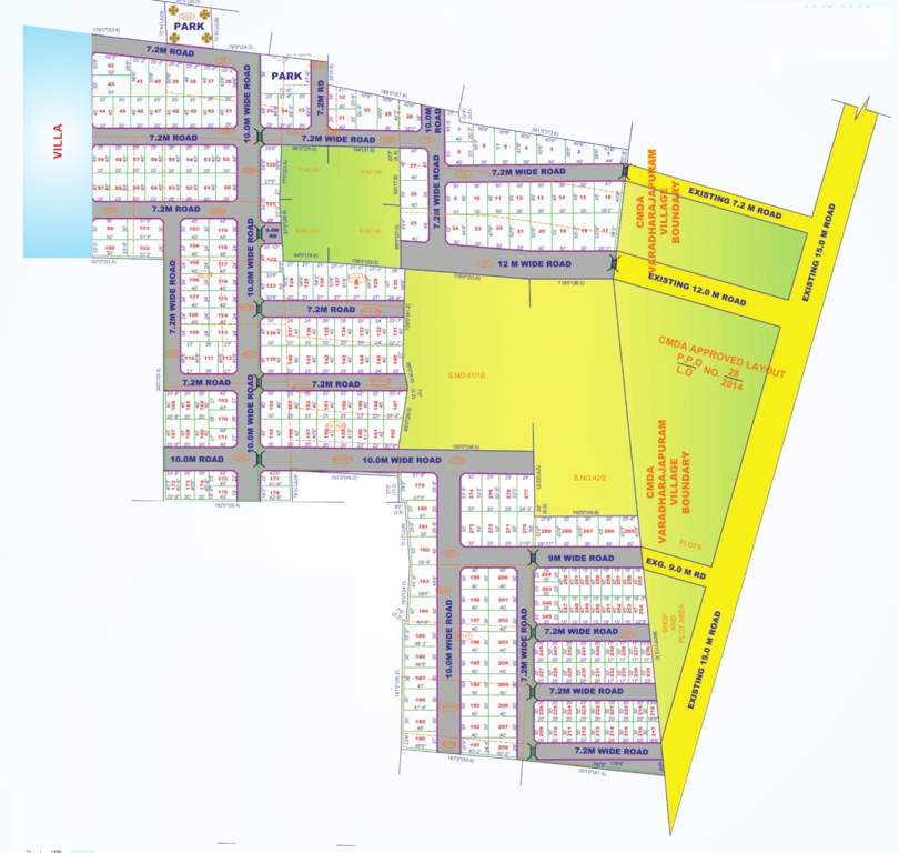  shri vari nilayam Layout Plan