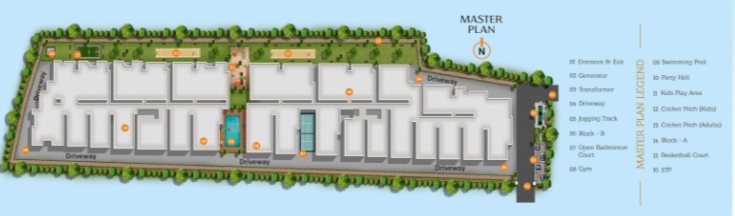  blue meadows Blue Meadows Cluster Plan