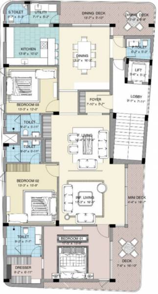  lush Lush Cluster Plan Typical Floor Plan