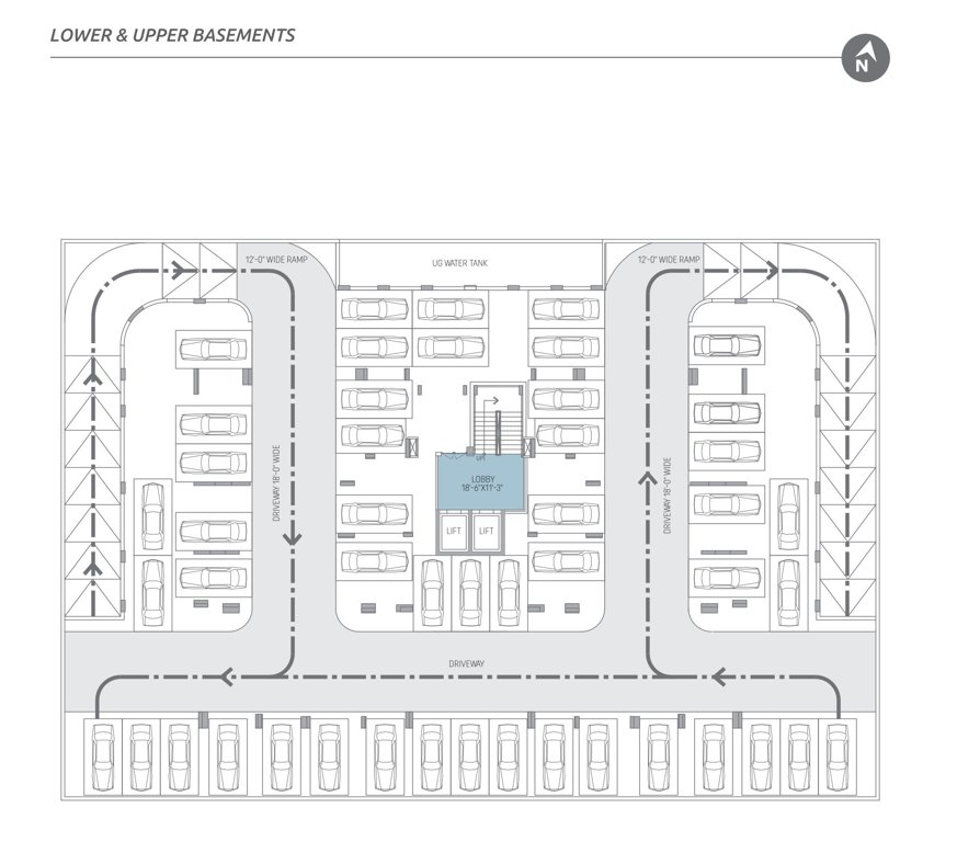  amaltas Homes Amaltas Basement Floor Cluster Plan