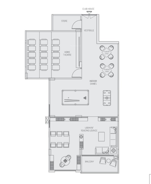  amaltas Homes Amaltas Cluster Plan for 1st Floor
