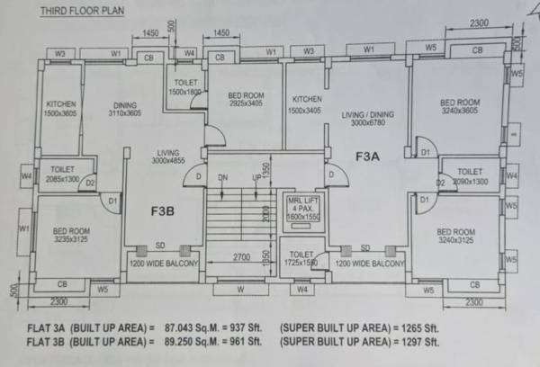  residency Residency Cluster Plan for 3rd Floor