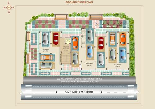  shree-niketan Shree Niketan Ground Floor Cluster Plan
