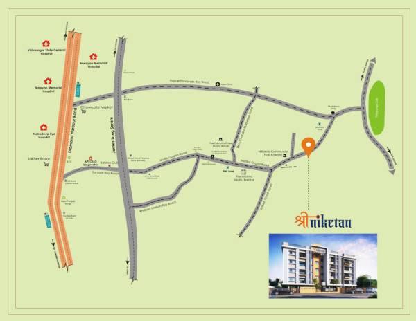  shree-niketan Location Plan
