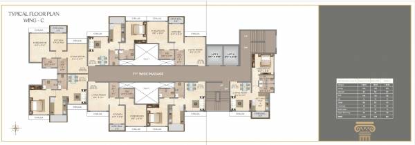  sai-avenue Residential Bldg Wing C Cluster Plan