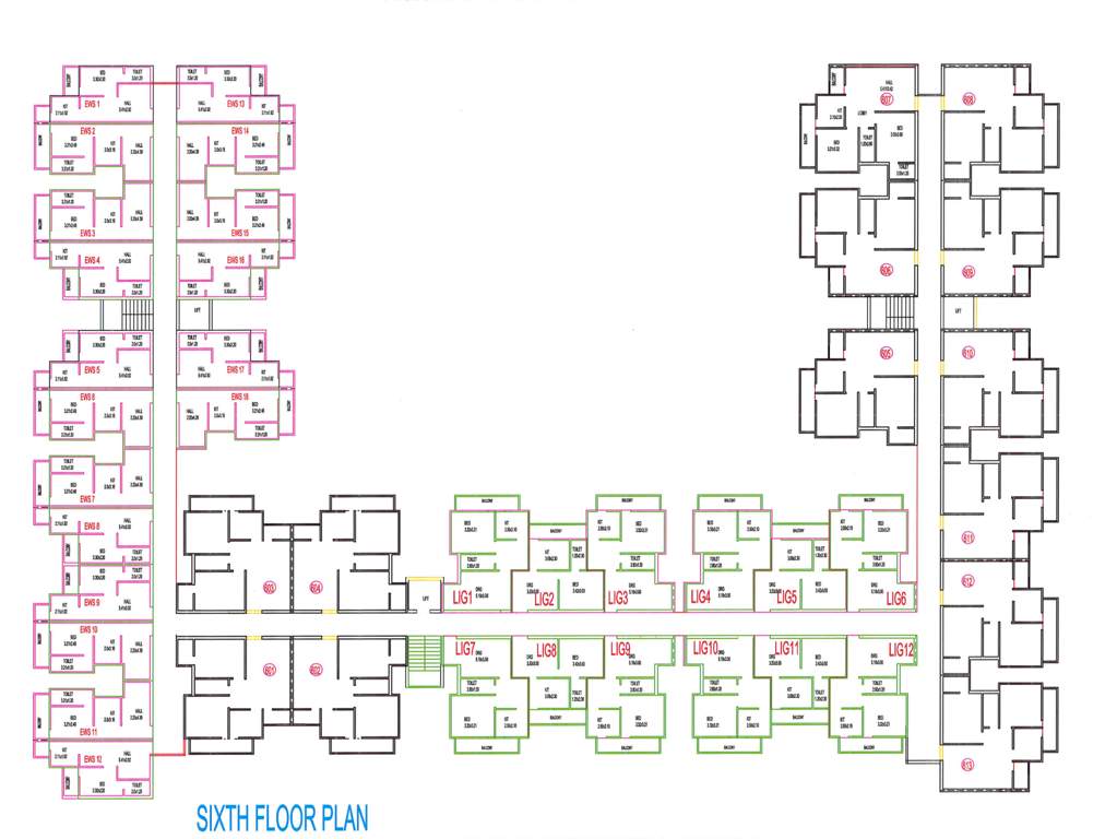  green homes Cluster Plan