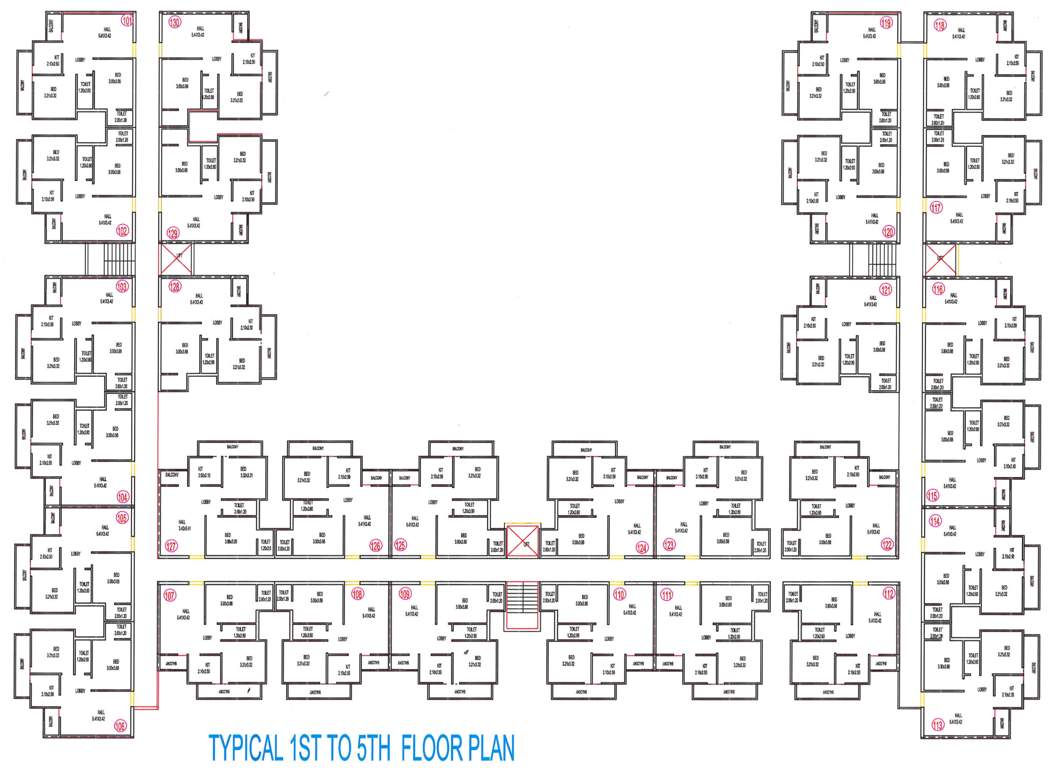  green homes Cluster Plan