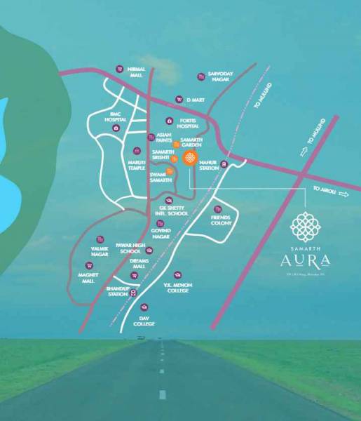  samarth-aura Location Plan