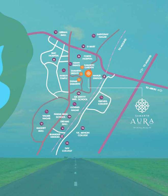  samarth aura Location Plan