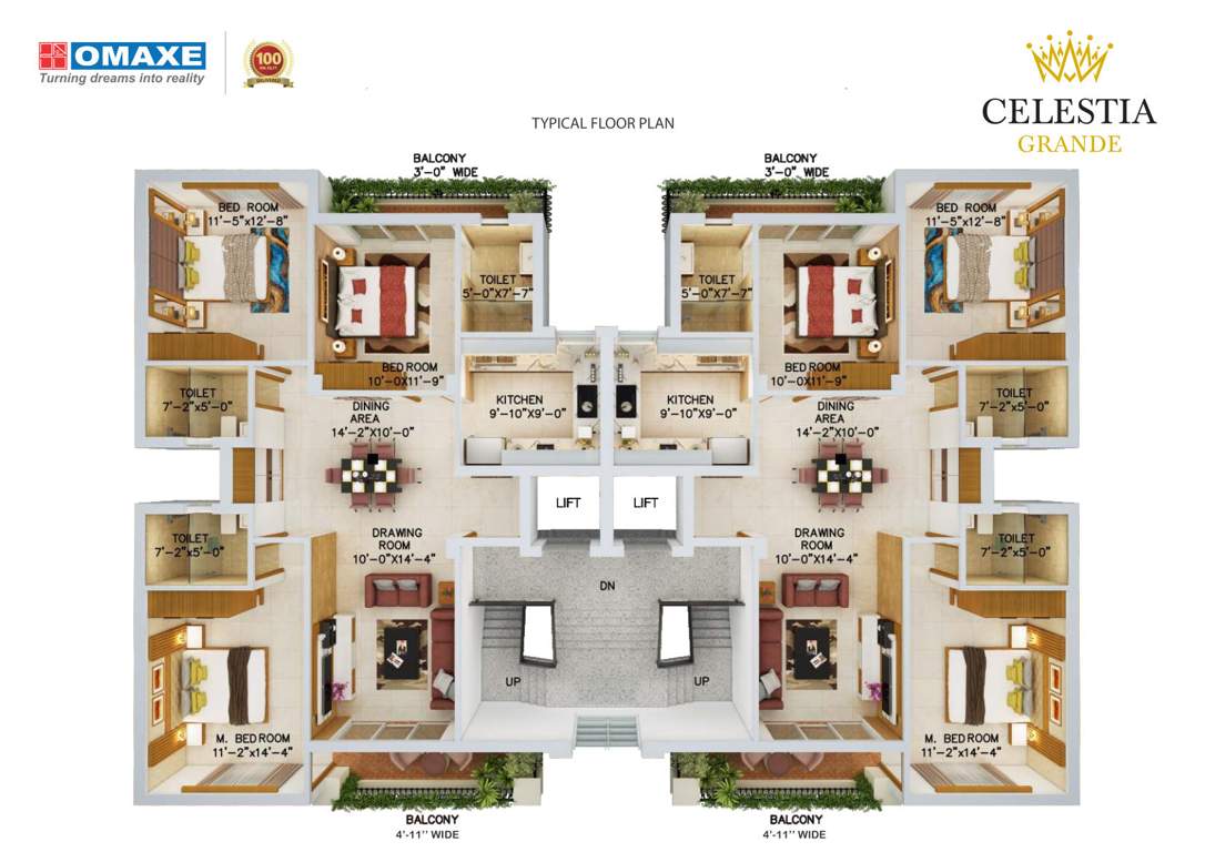 metro city phase 4 Omaxe Metro City Phase 4 Cluster Plan