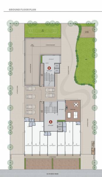 imperia-lavish A and B Cluster Plan for ground Floor