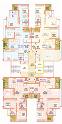  elegance Wing A1 Cluster Plan For Typical Floor Plan
