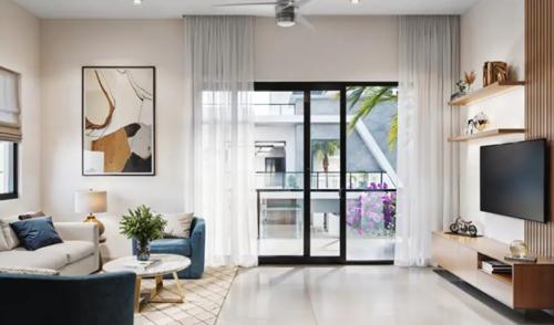  the-square-villas Living Area