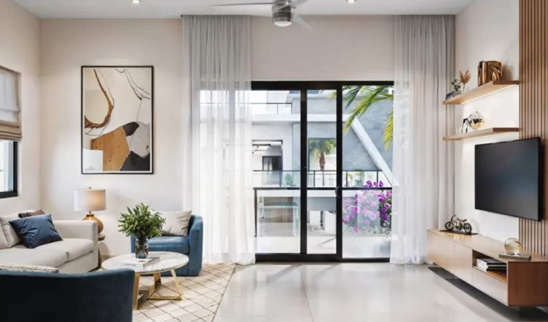  the square villas Living Area