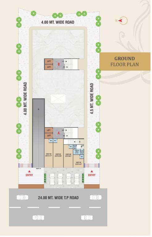  sanskruti heights Block A Cluster Plan