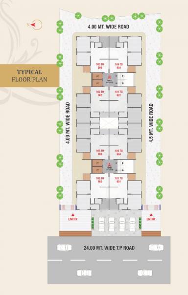  sanskruti-heights Block A Cluster Plan