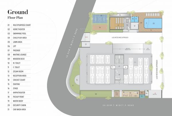 26 Tower A Cluster Plan for ground Floor