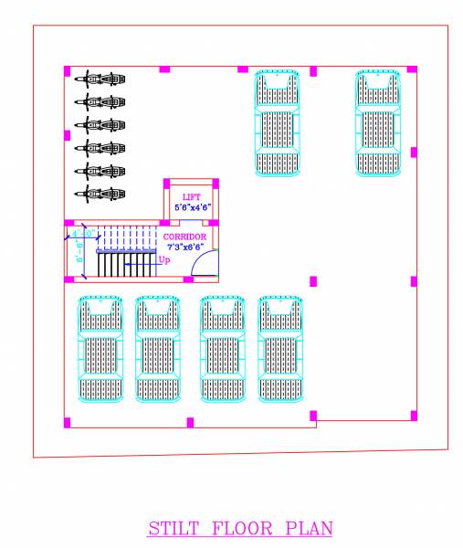  homes Homes Cluster Plan for ground Floor