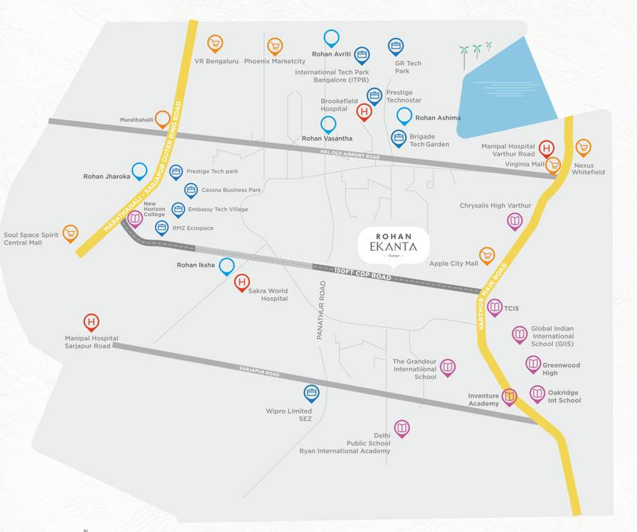  rohan ekanta phase 2 Location Plan