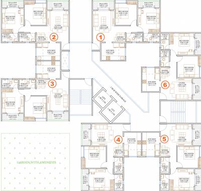  milestone-wing-e Roshan Milesone Wing E Cluster Plan