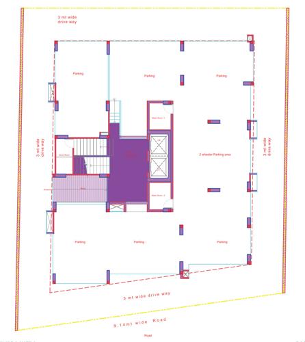  skyville Swara Skyville Cluster Plan For Ground Floor