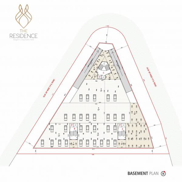 Block A, B & C Cluster Plan For Basement the-residence Block A, B & C Cluster Plan For Basement